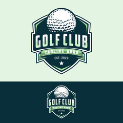 Wall Mural - Golf logo vector template design illustration for golf club