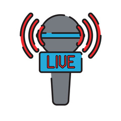 Poster - Live Streaming Icon