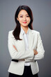 © the_lightwriter - asian businesswoman in front of bright background