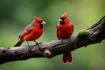 Wall Mural - red headed woodpecker