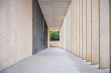 Wall Mural - entrance to the building