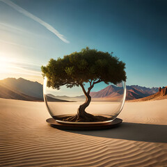 tree in the desert