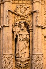 Poster - Architectural feature in the facade of the Church of Mercy in Murcia, Spain