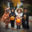 © mindstorm - lifestyle photo halloween costumes on children.