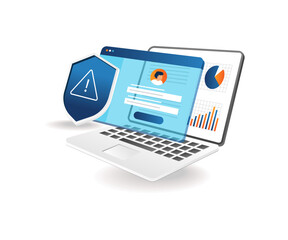Poster - Personal data account security warning