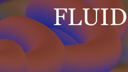 Wall Mural - abstract background particle flow.wave of red and blue liquid. background design for cover, banner. 