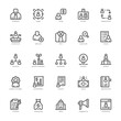 © Yaprativa - Human Resource icon pack for your website, mobile, presentation, and logo design. Human Resource icon outline design. Vector graphics illustration and editable stroke.