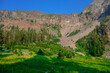 Large Cliffs Above Little Strawberry Lake in Oregon