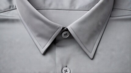 Wall Mural -  a close up of a dress shirt with a button down collar.  generative ai