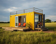 © moehong - shipping container ADU (accessory dwelling unit), aka tiny home or in-law unit