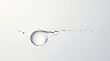  A Drop Of Water With The Words Zero Written In It.  Generative Ai