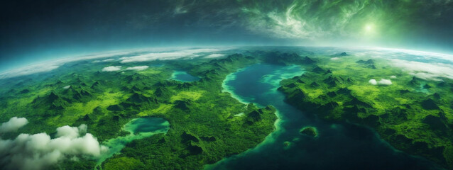 Poster - Green planet - Earth