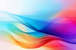© Bogdan - AI Generated, multi-colored abstract background, smooth lines, waves, rainbow color,