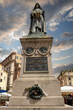 Monument to Giordano Bruno (Givgno Brvno). Italian philosopher who was burned at the stake in this square in 1600. Rome, Italy