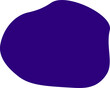 © Merimay - Dark violet abstract simple oblong shape png