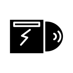 Sticker -  Music Record Song Icon