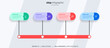 © Papilouz Studio - Vector infographics timeline design template with line boxes label, integrated circles background. Timeline infographic design vector and marketing icons.