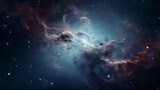 Fototapeta Kosmos - 星雲銀河の背景 No.117  The Background of the Nebula Galaxy Generative AI