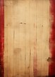© Cary - closeup red white painted wall wooden frame collodion raised bloody american flag faded parchment circa cabinet vertical lines