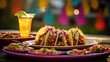 © Eyestetix Studio - Delicious tacos with fresh drink on the table AI Generative