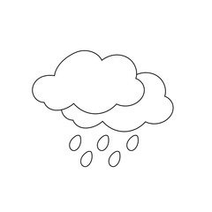 weather icon set sun rain thunderstorm dew wind snow cloud night sky for forecast