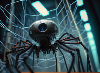 spider on a web