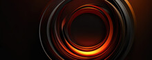 Concentric Fire Shape Background