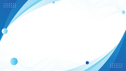 Wall Mural - Blank Blue Background that can be filled with text for advertisements, banners, posters and wallpapers.. memphis blue background with halftone and line elements