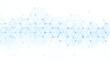 © natrot - Hexagons pattern background. Genetic research, molecular structure. Chemical engineering. Concept of innovation technology. Used for design healthcare, science and medicine background