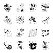 © Prosymbols - Bundle of Rio Carnival Celebrations Glyph Stickers