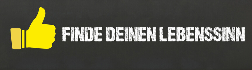 Sticker - Finde deinen Lebenssinn	