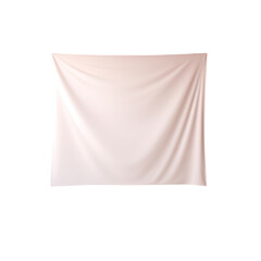 Canvas Print - Empty advertising display wall with fabric banner template Blank canvas banner for ads and exhibitions transparent background