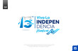 © Artsetya - Honduras independence day logotype september 15th with flag background