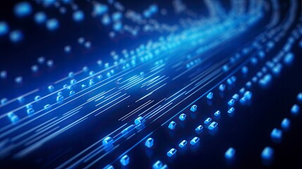 Data technology abstract background, Generative AI