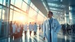 © Evandro - Doctors in front, blurred, doctor's day