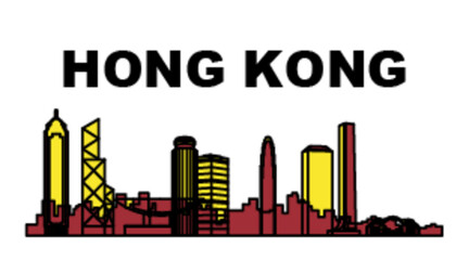 Wall Mural - Hong Kong (landmark set)