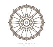 © Design Praxis - Konark Wheel - Sun Temple - Odisha - Icon