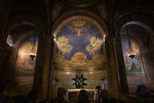 The Interior Of The Church Of All Nations At The Garden Of Gethsemane, Jerusalem
