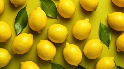 Wall Mural - Lemon closeup shot