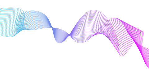 Wall Mural - abstract blue purple wave, geometric DNA texture background,Abstract dynamic colorful flowing lines design. Sound wave background.Design used for banner, template, science, business and many more.