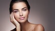 © thesweetsheep - Portrait of a woman, beautiful model for facial banner