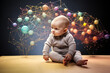 © Rytis - Science and medicine concept. Toddler, child brain and mind development abstract illustration. Generative AI
