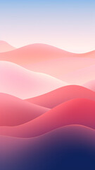 Wall Mural - Gradient soft wavy abstract colorful background banner or wallpaper 