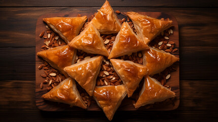 Wall Mural - Briouats (Stuffed pastry) - Moroccan food