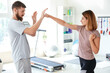 © Pixel-Shot - Instructor teaching young woman to fight in gym. Concept of self defense