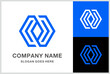 Geometric Hexagon Cube Business Company Stock Vector Logo Design Template