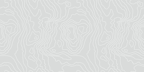 Wooden wavy seamless pattern. Tree fiber, wood grain texture. Dense lines. Abstract topographic background. Vector illustration