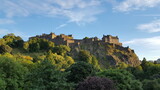 Majestic view of Edinburgh castle