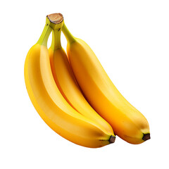 Wall Mural - Bananas isolated on a transparent background