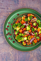 Sticker - Colorful salad with fried vegetables